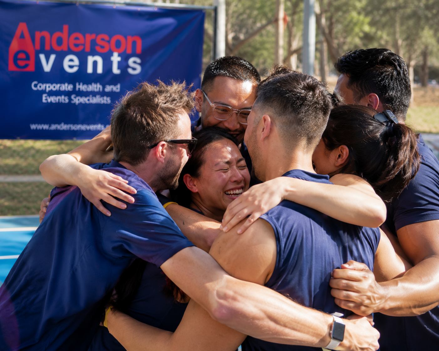 Home 1 Anderson Events corporate team celebrating together in Sydney