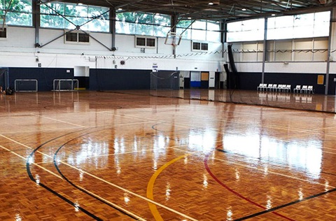 indoor sports hall at ralc ban